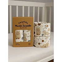 Set 2 museline din bambus si bumbac, material moale si respirabil, 120cm x 110cm, perfect pentru infasarea si