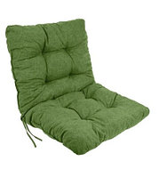 Perna Scaun cu Spatar pentru Spatii Exterioare Verde 100x50 cm