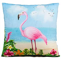 Pernuta pentru copii cu decor flamongo, 36*36 cm