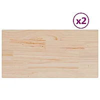 Blaturi masă 2 buc. 70x35x2,5 cm dreptunghiulare lemn masiv pin
