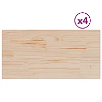 Blaturi masă 4 buc. 90x45x2,5 cm dreptunghiulare lemn masiv pin
