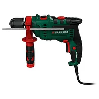 Masina de gaurit cu percutie Parkside 750W, 3000 rpm, Cuplu maxim de 10Nm, Mandrina rapida 13 mm