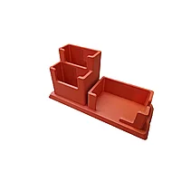 Suport 3D pentru Yoto Mini si carduri, muted red portocaliu
