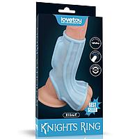 Inel vibrand Ridge Knights Ring cu maneca de scrot