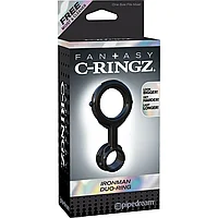 Masturbator Ironman Duo-Ring Black