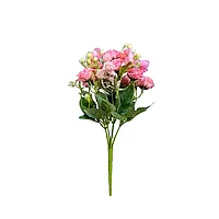 Buchet de flori artificiale cu trandafir, plastic, multicolor, M3