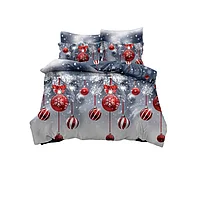 Lenjerie de pat, Jojo Home, Finet, 2 persoane, 6 piese, Glowing Orbs, 230x240cm, Multicolor