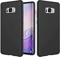 Husa compatibila cu Samsung Galaxy S8 Plus, anti-soc, subtire, elstica, Negru