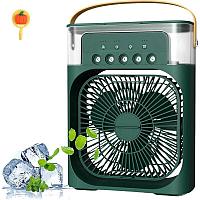 Ventilator portabil Ronyes, umidificator, aromaterapie, verde, alimentare USB
