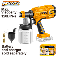 Pistol de Vopsit 20V 800ml Ingco