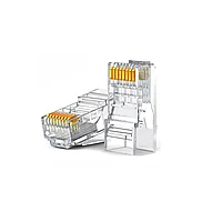 Mufa Premium RJ-45 Ugreen, NW12 pt. cablu UTP, Cat6, RJ-45 (T), plastic, unshielded, 50 buc