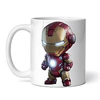 Cana alba personalizata,Ironman spatial,INOVATIX®. 330ml