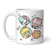 Cana alba personalizata,Super Mario Princess Peach,INOVATIX®. 330ml