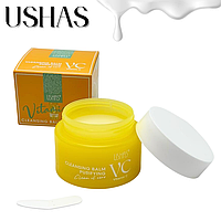 Ushas Cleansing Balm Clean to Zero , Balsam Demachiant Purificator cu Vitamina C si Formula Vegana, BaoBao