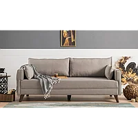 Canapea Living Bella Sofa Bed - Cream 208 X 85 X 81