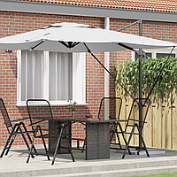 Umbrelă de patio Nisip Copertină din poliester 3m