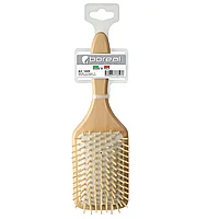 Perie de par Boreal Naturelle mare, pneumatica, perii si maner lemn brad, culoare naturala, efect antistatic