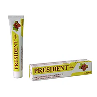Pasta de dinti copii +6 ani President cu aroma de Fragi 50ml fara Parabeni, SLS/SLES, PEG