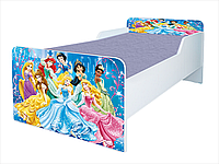 Pat Printese, 180x80 cm, cu protectie si saltea inclusa