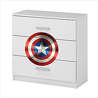 Comoda Capitanul America, 3 sertare