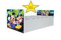 Pat Aero Minnie si Mickey, cu saltea, 130x60 cm