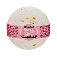 Bila de baie efervescenta cu trandafir, Flower Power, Beauty Jar, 150 g