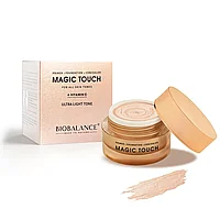 Magic Touch, primer, fond de ten si anti-cearcan cu vitamina C, nuanta Ultra Light, Bio Balance, 30 ml