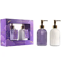 Set Cadou Heavenly Hands, Lavender, Sapun Lichid, Crema Maini si Unghii, The Luxury Bathing Company, 2 x 400