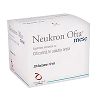 Supliment alimentar Neukron Ofta mese 30 fiole, 10 ml solutie