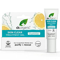 Gel antiacneic 5 in 1 cu arbore de ceai Dr.Organic Skin Clear 10ml