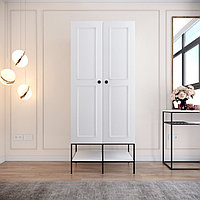 Dulap haine Model Martin, Alb, 84x50x200 cm