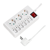 PRELUNGITOR LOGILINK, Schuko x 3 + Euro skt x 6, cablu 3G 1.5mm2, 230 V/16 A, 50 Hz, max. 3500 W, bu