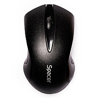 MOUSE Spacer, PC sau NB, wireless, 2.4GHz, optic, 1000 dpi, butoane/scroll 3/1, , negru,