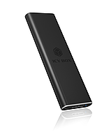 RACK extern Icy Box, pt. SSD, 1 x M.2 SSD la USB 3.0, 22x 42/ 60/ 80 mm, aluminiu, negru,