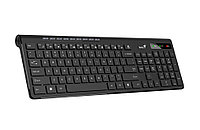 TASTATURA GENIUS wireless, multimedia, 104 taste + 12 taste multimedia, design ergonomic, USB, negru