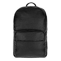 Rucsac Negru Mat, din Piele Artificiala, pentru Barbati, 30 x 13 x 46 cm