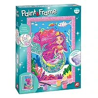 Kit Paint & Frame Pictura cu Numere Mythical Mermaid - AS