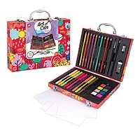 Set desen My World 50 piese, 10 carioci, 10 creioane, multicolor, 3 ani