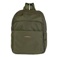 Rucsac dama Kaki & detalii aurii cu Fermoar pentru Femei 26x13x32cm