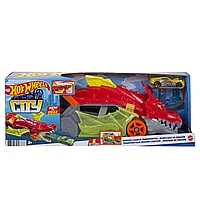 Camion si pista Hot Wheels City - Transportatorul Dragon