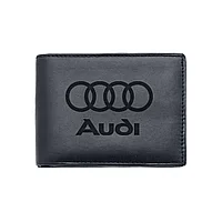 Portofel barbati negru din piele naturala - Audi