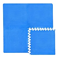 Covoras Modular Puzzle YUPY, 61.5x61.5x1cm, 4bucati, albastru