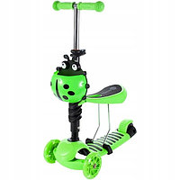 TROTINETA MALPLAY BUBURUZA TIP SCOOTER CU 3 ROTI VERDE