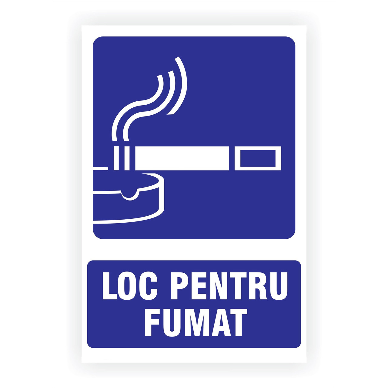 Sticker indicator, Loc pentru fumat, 20x30 cm - foto 1 - id-p91227212