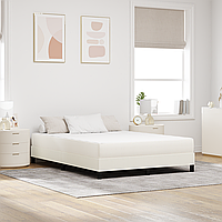 Saltea cu arcuri Pocket Crem Medie 160x200x20 cm Țesătură