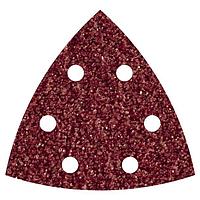 Set 5 foi abrazive triunghi Wolfcraft 95mm, granulatie 80