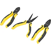 Set 3 clesti Stanley STHT0-75094 Dynagrip, set 3 piese, 150 mm, combinat, taiere diagonala, cu varf lung,