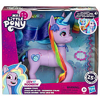 Set Hasbro, My Little Pony Izzy Moonbow și Coafurile Curcubeu