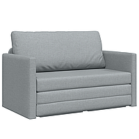 Canapea Sofa Bed 2-in-1 Gri deschis 124x71x78 cm