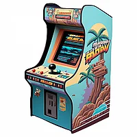 Set 8 bucati,Sticker Donkey Kong Arcade consola verticala de jocuri,INOVATIX®. 6 cm